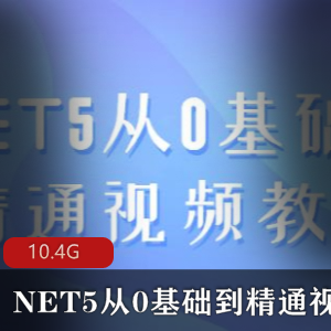 （NET5从0基础到精通）视频教程